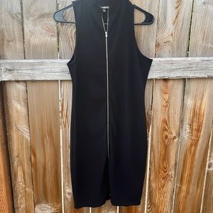Express black tank dress